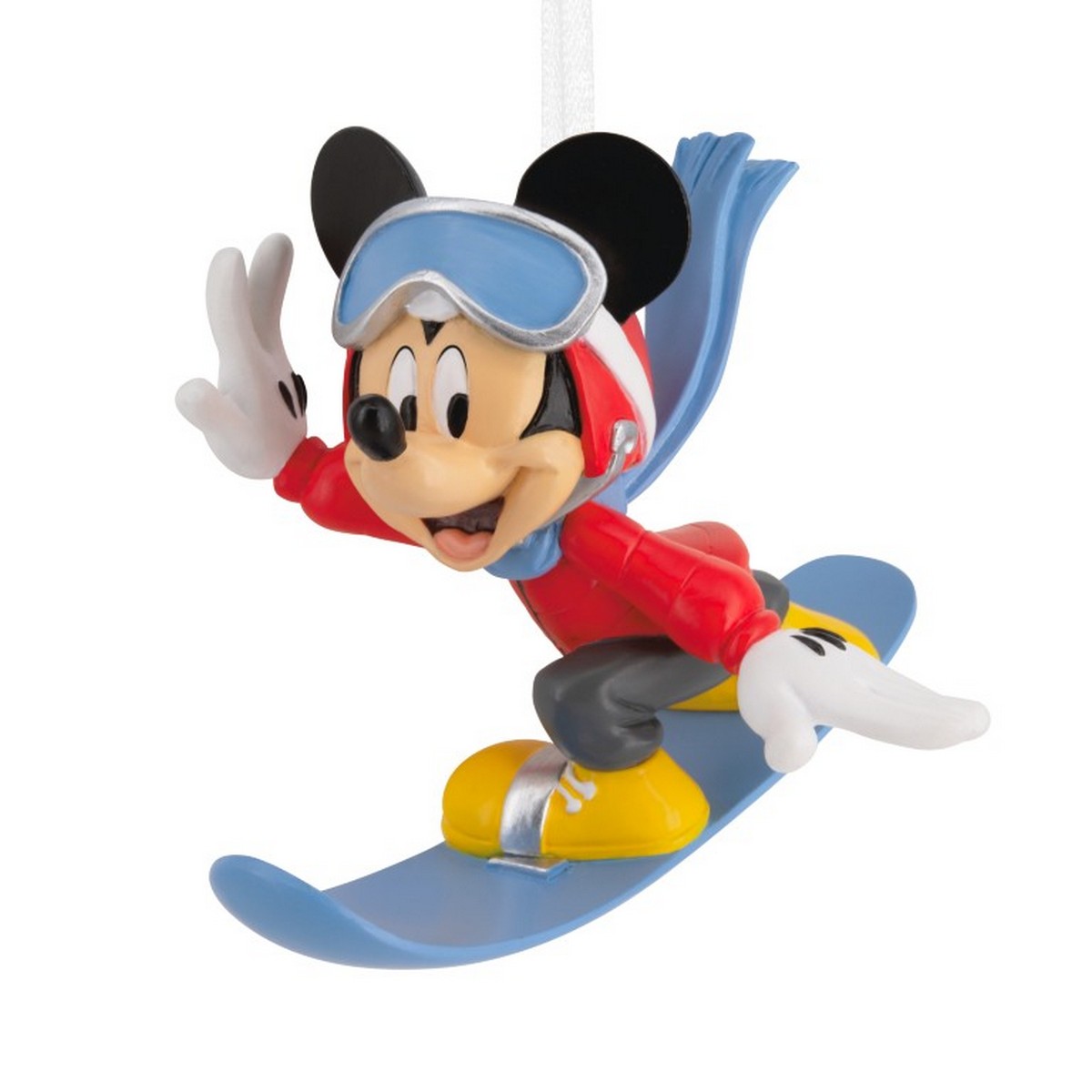 Hallmark Ornament L93 FC Mickey Snowboard kerstbal  - 