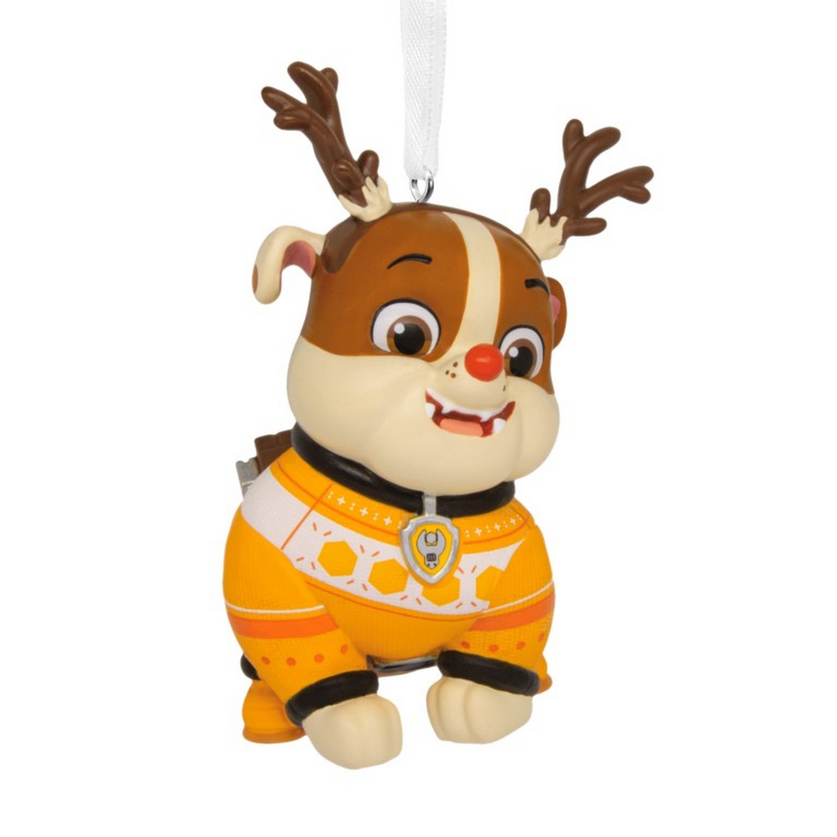 Hallmark Ornament Resin Figural Holiday Rubble kerstbal  - 