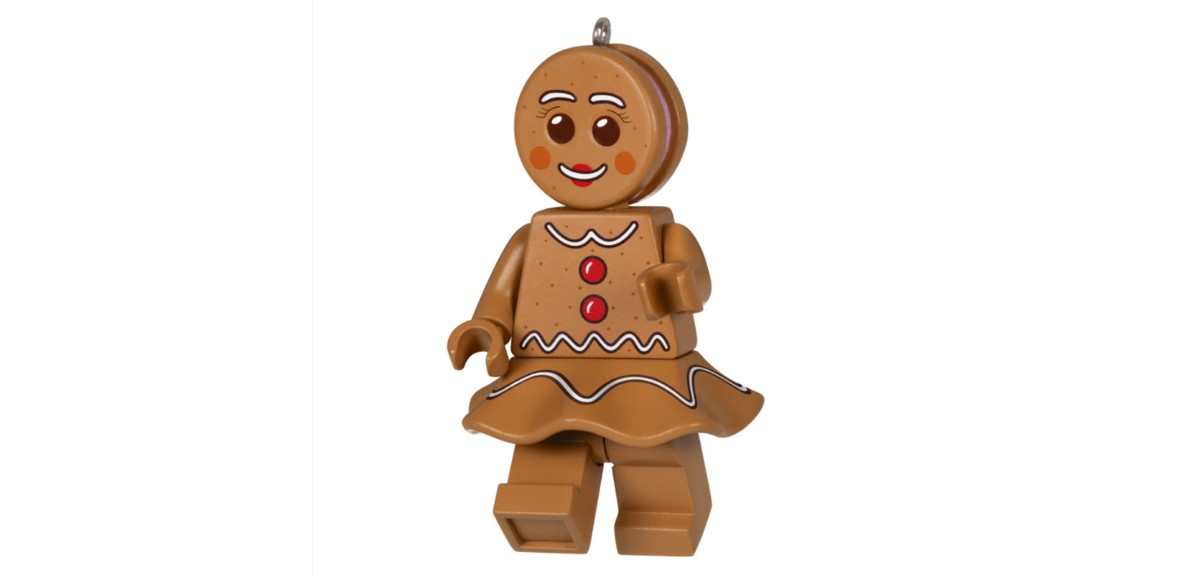 Hallmark Ornament Keepsakes Lego Gingerbread Girl kerstbal  - 