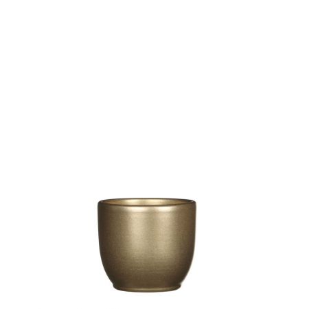 Pot tusca d7.5h6.5 cm goud - Mica Decorations