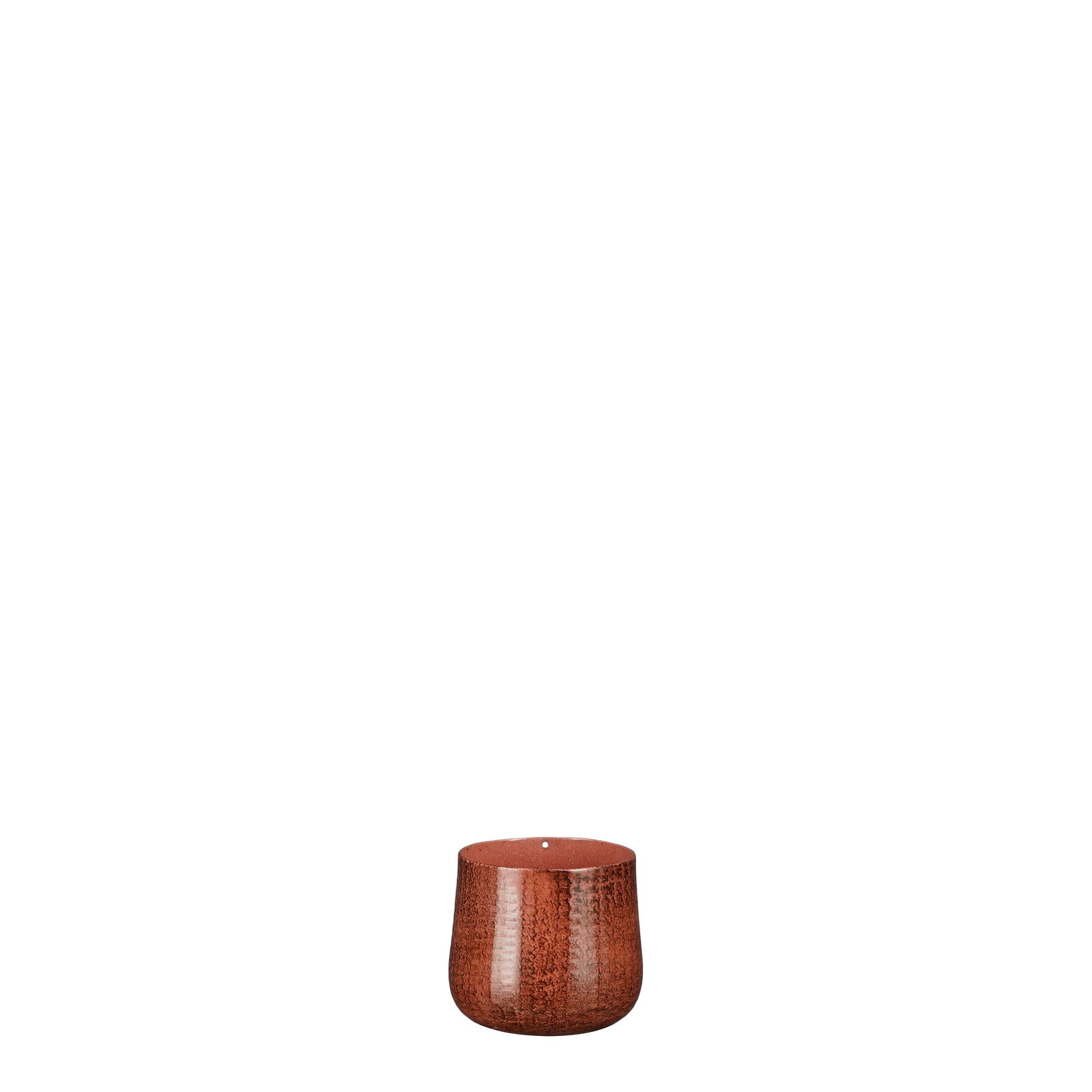 Benson pot rond d.rood h6xd6,5cm - Mica Decorations