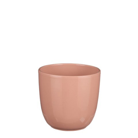 Tusca pot rond l.roze h13xd13,5cm Mica Decorations - Mica decorations