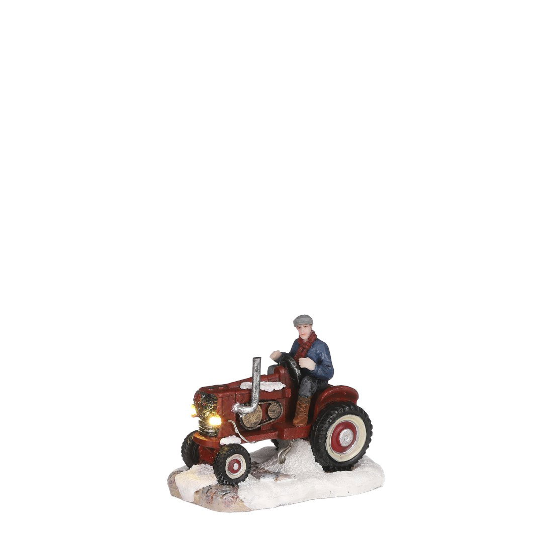 Bauernhof Traktor b/o l9xw6,5xh7 cm Weihnachtshaus