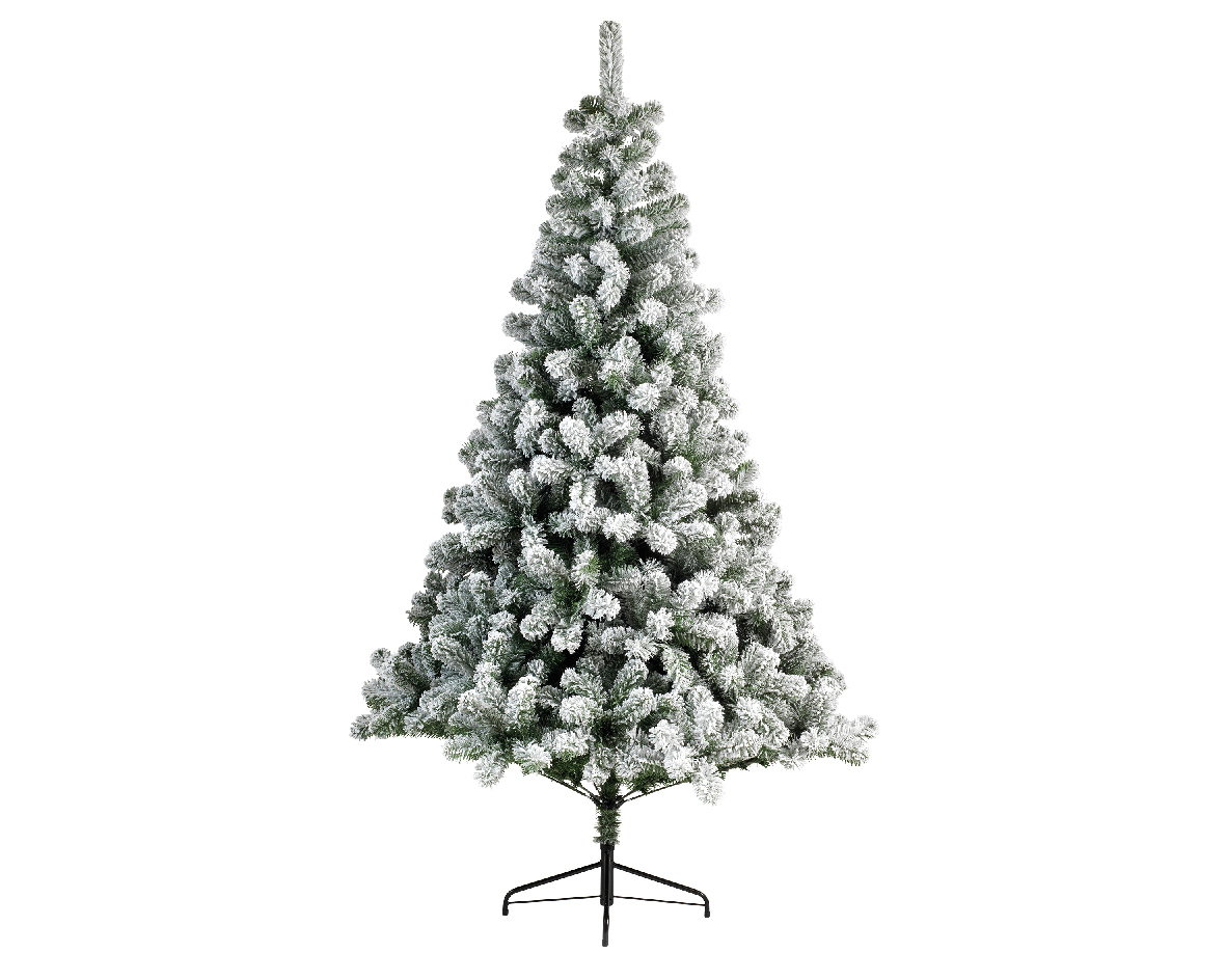 Kunstkerstboom Imperial pine snowy h180 cm groen/wit Everlands - Everlands