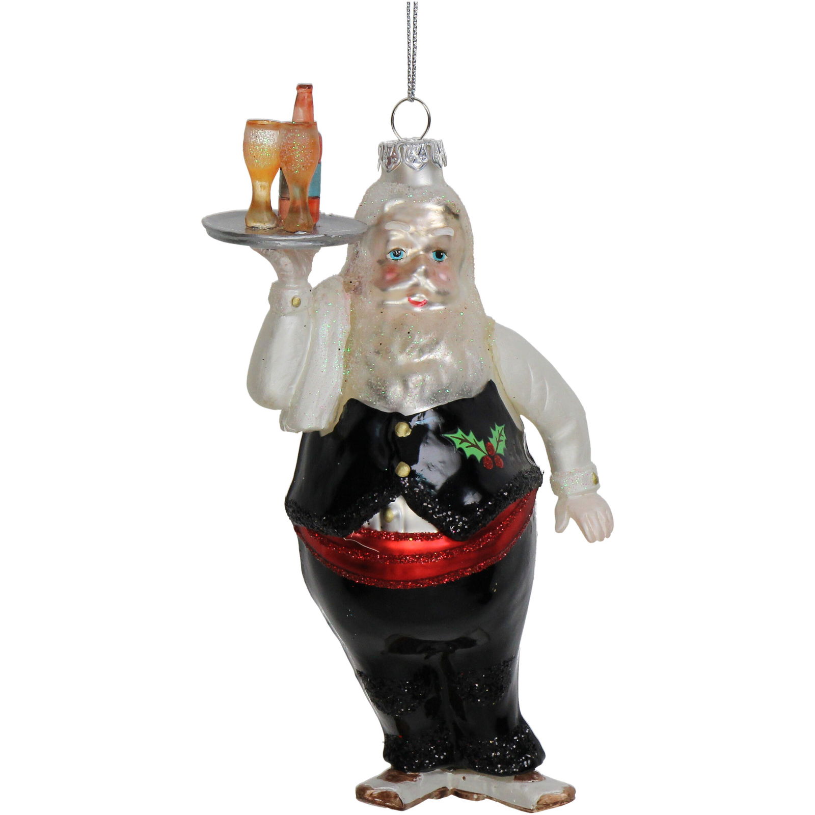 Ornament kerstbal Kelner Glas Multi 15.2 cm - HD Collection