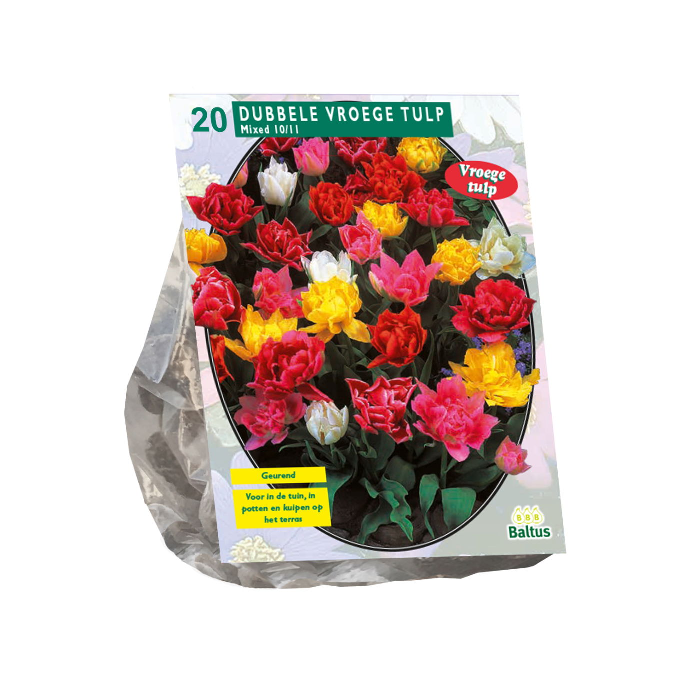 Bollen Tulipa Dubbel mix 20 stuks - Baltus