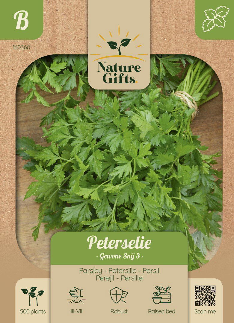 Peterselie Gewone Snij 3 kruidenzaad Nature Gifts Baltus - Baltus
