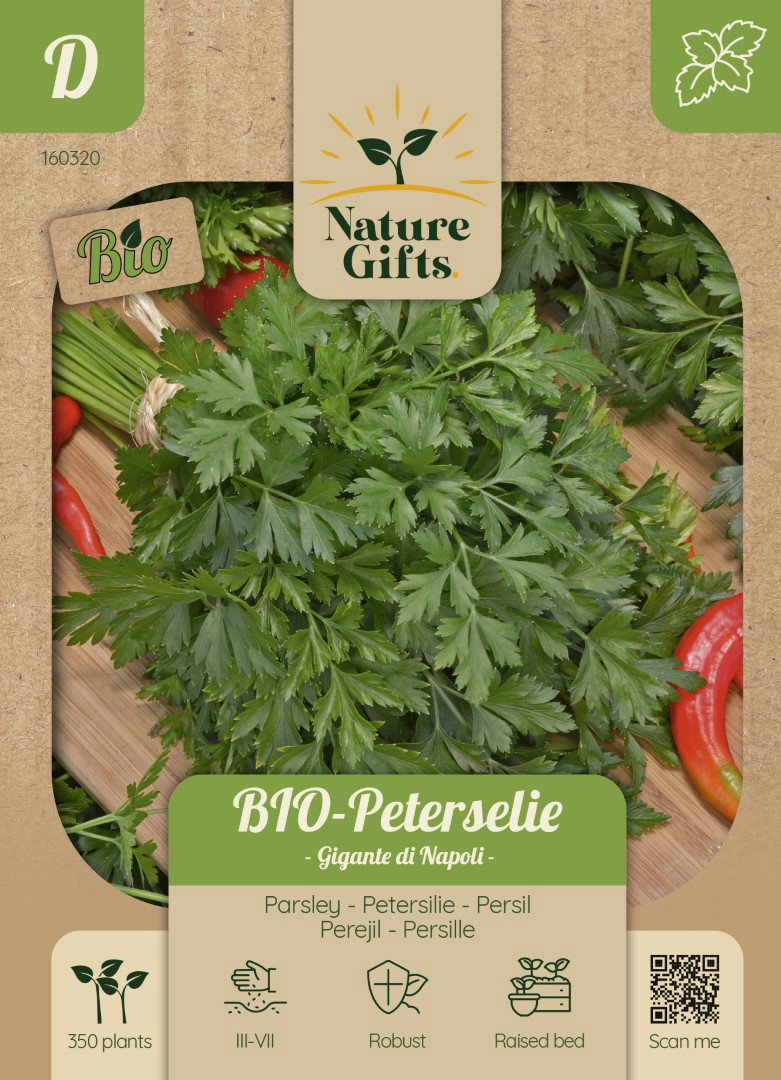 Peterselie Gigante di Napoli BIO kruidenzaad Nature Gifts Baltus - Baltus
