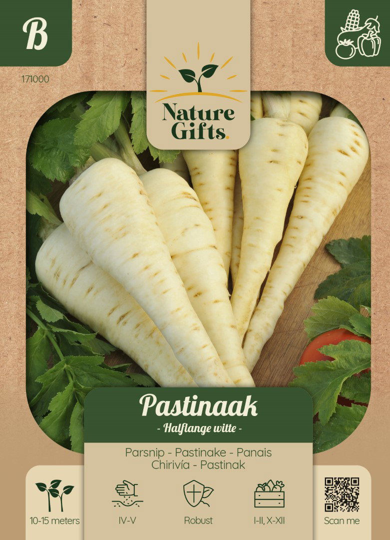 Pastinaak Halflange witte groentenzaad Nature Gifts Baltus - Baltus