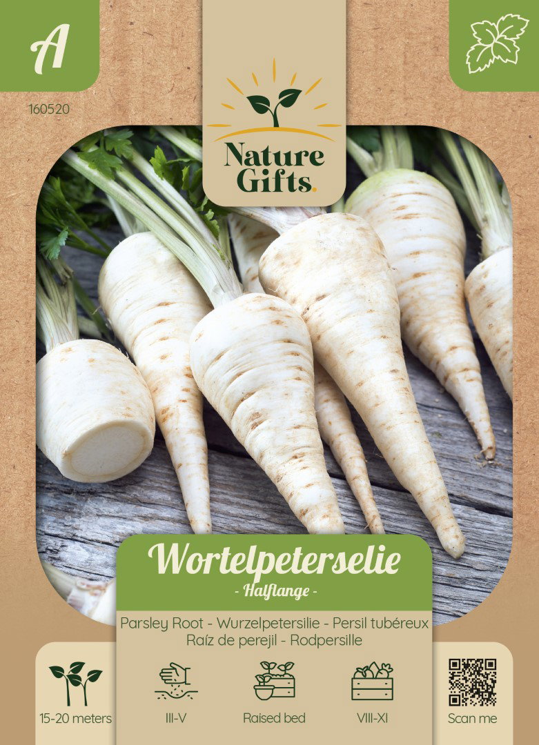 Wortelpeterselie Halflange kruidenzaad Nature Gifts Baltus - Baltus
