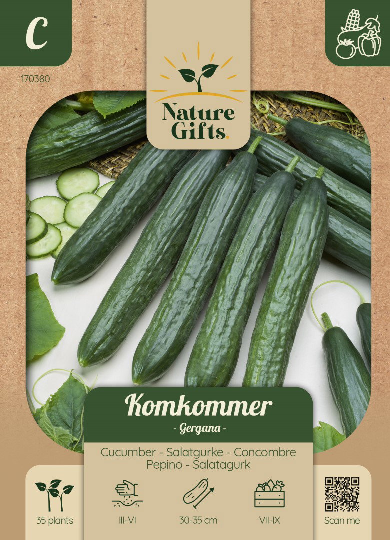 Komkommer Gergana groentenzaad Nature Gifts Baltus - Baltus