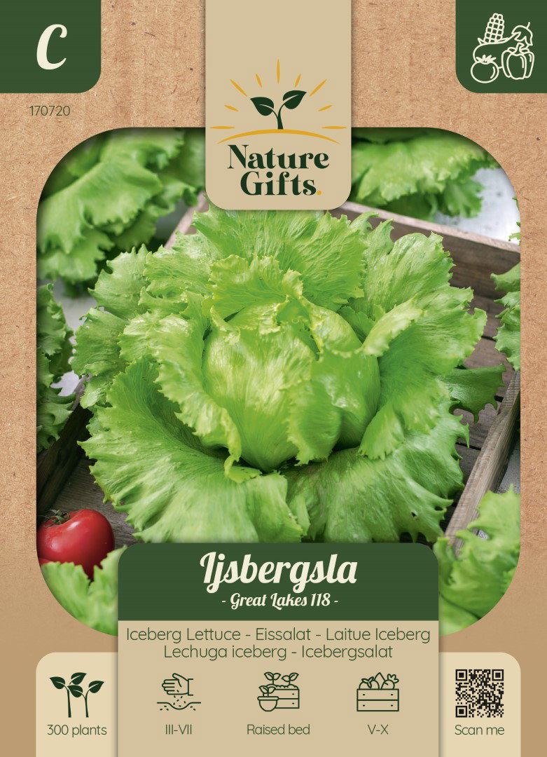 IJsbergsla Great Lakes 118 groentenzaad Nature Gifts Baltus - Baltus