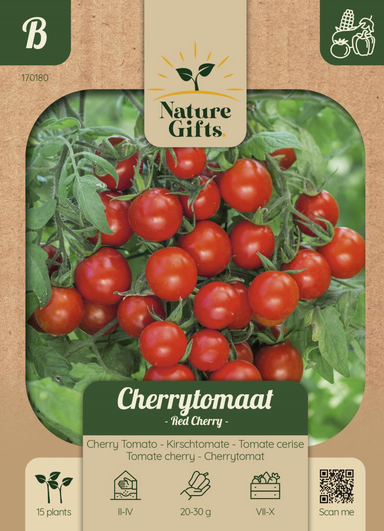 Cherrytomaat Red Cherry groentenzaad Nature Gifts Baltus - Baltus
