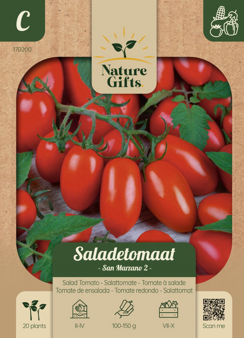 Tomaat San Marzano 2 groentenzaad Nature Gifts Baltus - Baltus