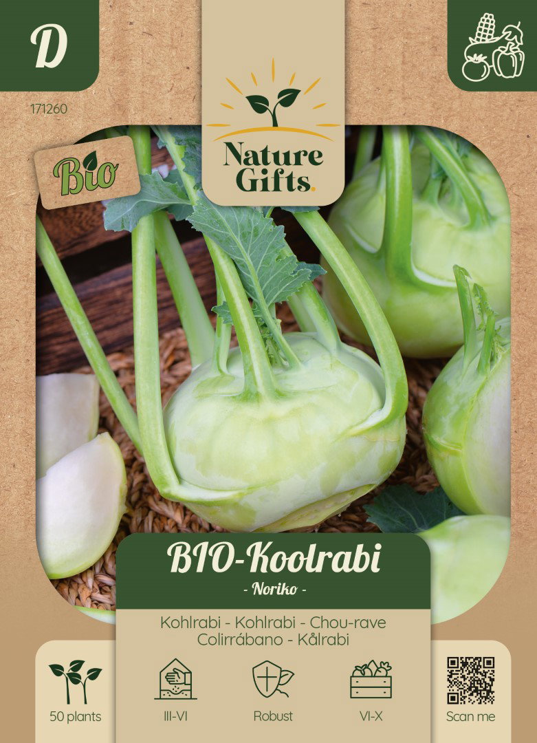 BIO Koolrabi Noriko groentenzaad Nature Gifts Baltus - Baltus