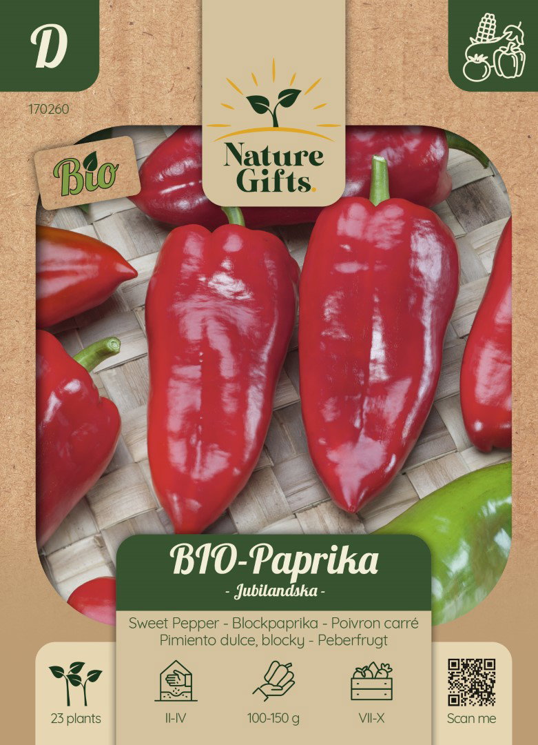 BIO Paprika groentenzaad Nature Gifts Baltus - Baltus
