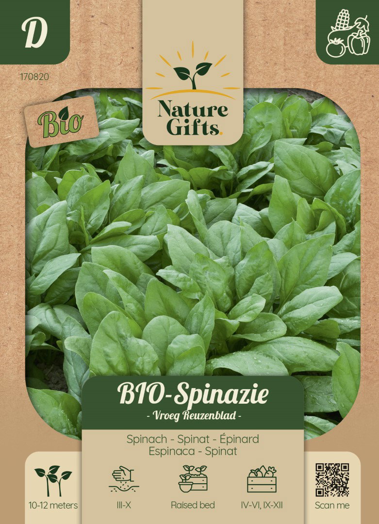 BIO Spinazie groentenzaad Nature Gifts Baltus - Baltus