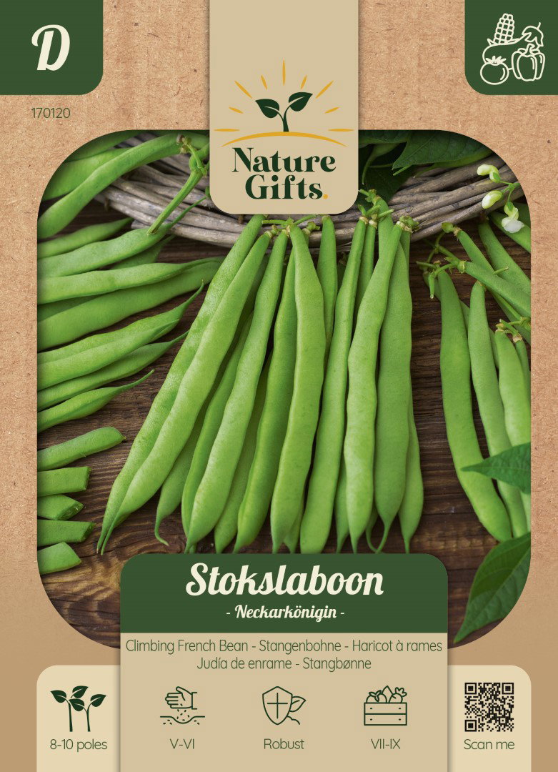 Stokslaboon Neckarkoningin groentenzaad Nature Gifts Baltus - Baltus
