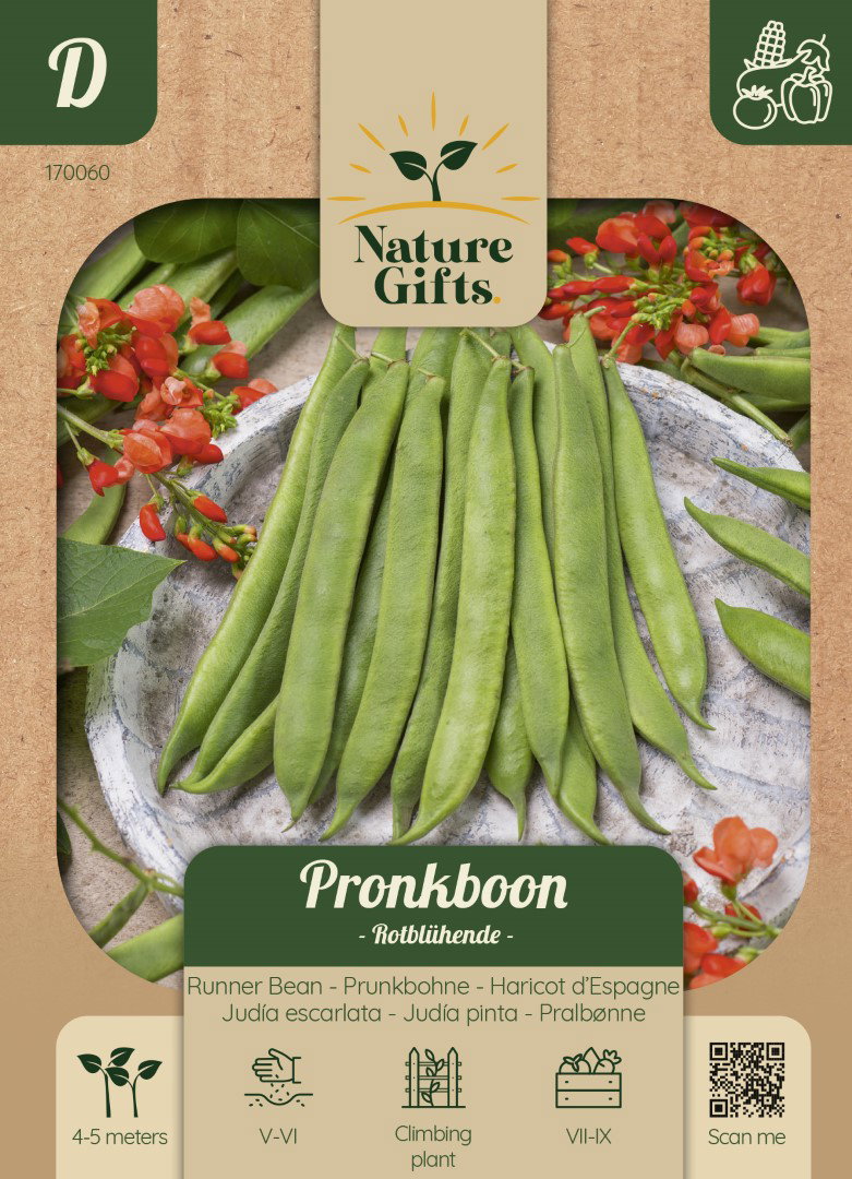 Pronkboon Roodbloeiende groentenzaad Nature Gifts Baltus - Baltus