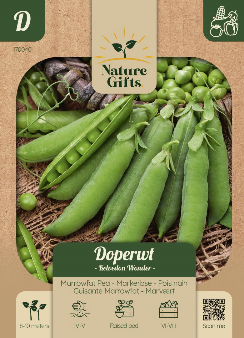 Doperwt Kelvedon Wonder groentenzaad Nature Gifts Baltus - Baltus