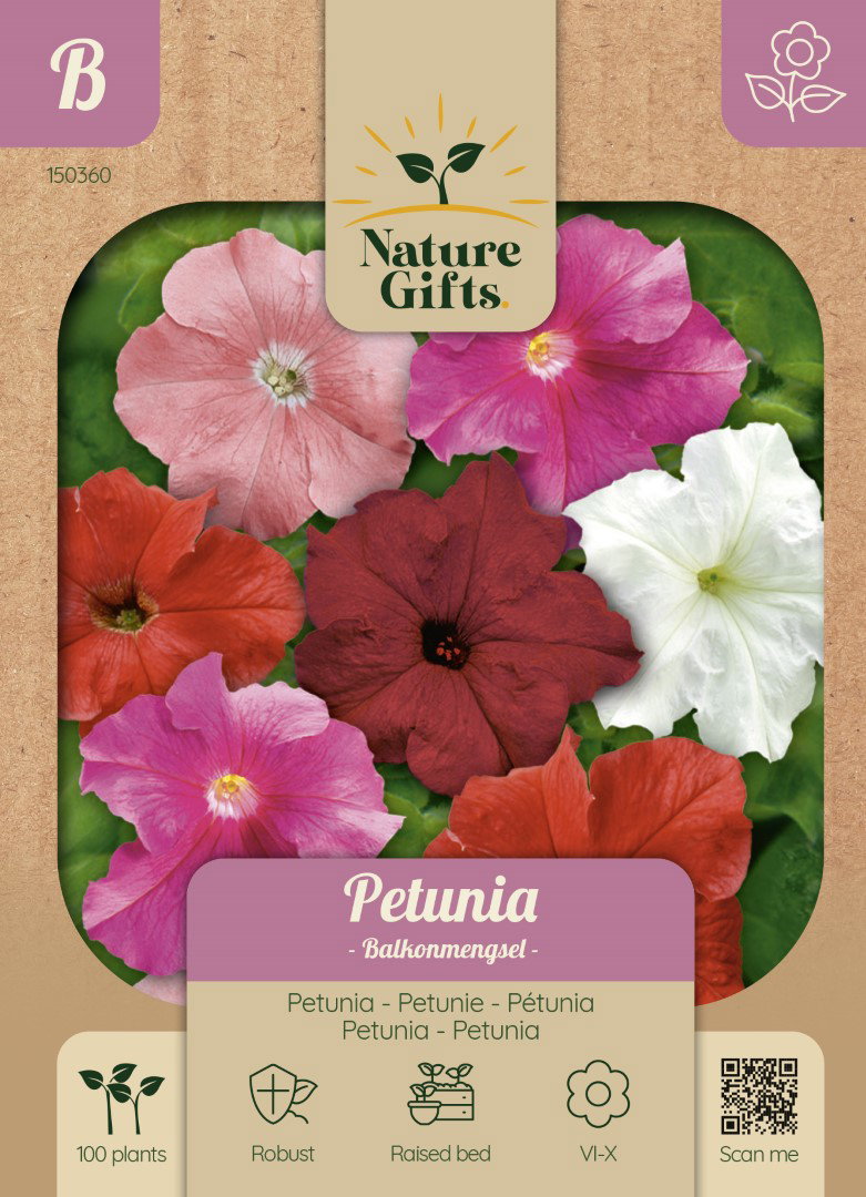 Petunia Balkonmengsel bloemenzaad Nature Gifts Baltus - Baltus