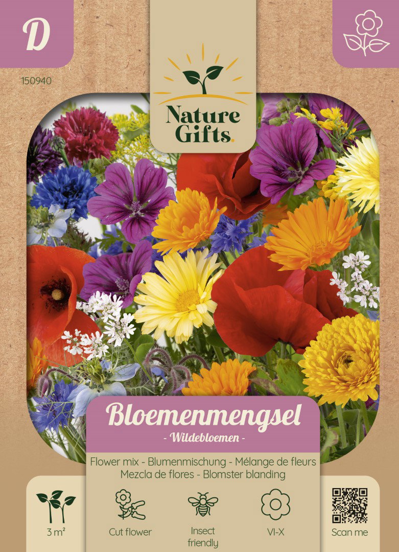 Bloemenmengsel Wildebloemen bloemenzaad Nature Gifts Baltus - Baltus