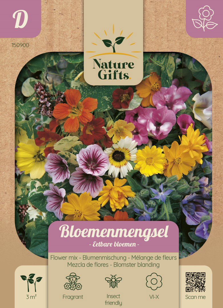 Bloemenmengsel Eetbare bloemen bloemenzaad Nature Gifts Baltus - Baltus