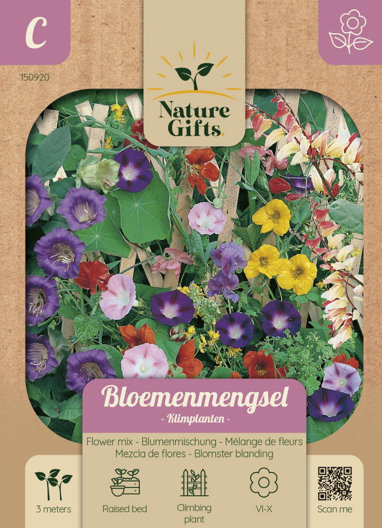 Bloemenmengsel klimplantenmengsel bloemenzaad Nature Gifts Baltus - Baltus