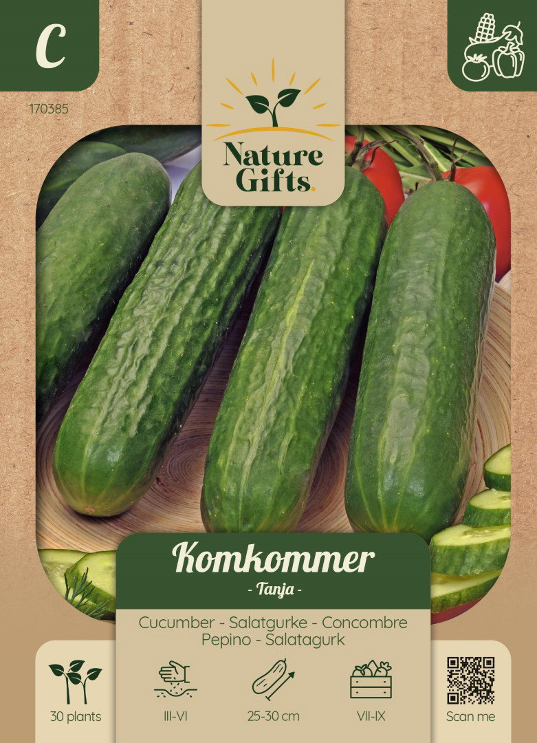 Komkommer Tanja groentenzaad Nature Gifts Baltus - Baltus