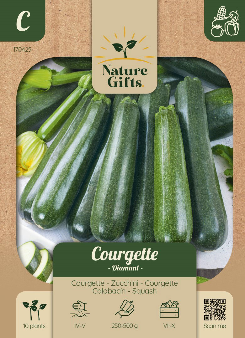 Courgette Diamant F1 groentenzaad Nature Gifts Baltus - Baltus