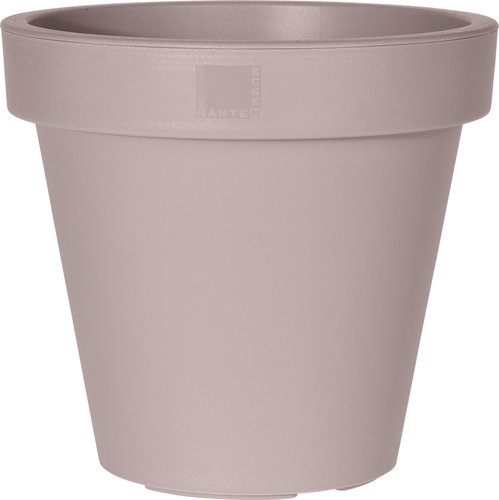 Bloempot ek rond 20 cm taupe Nampook