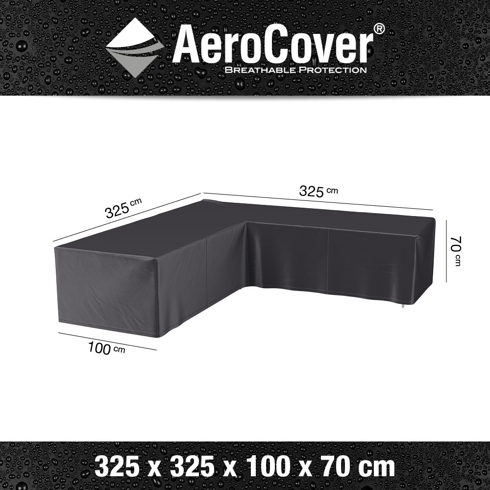 Loungesethoes hoekset 325x325x100xH70 AeroCover