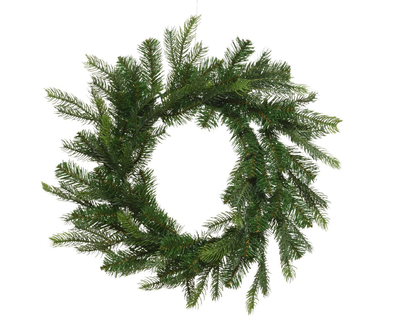 Grandis krans d80h10 cm groen kerst Everlands - Everlands
