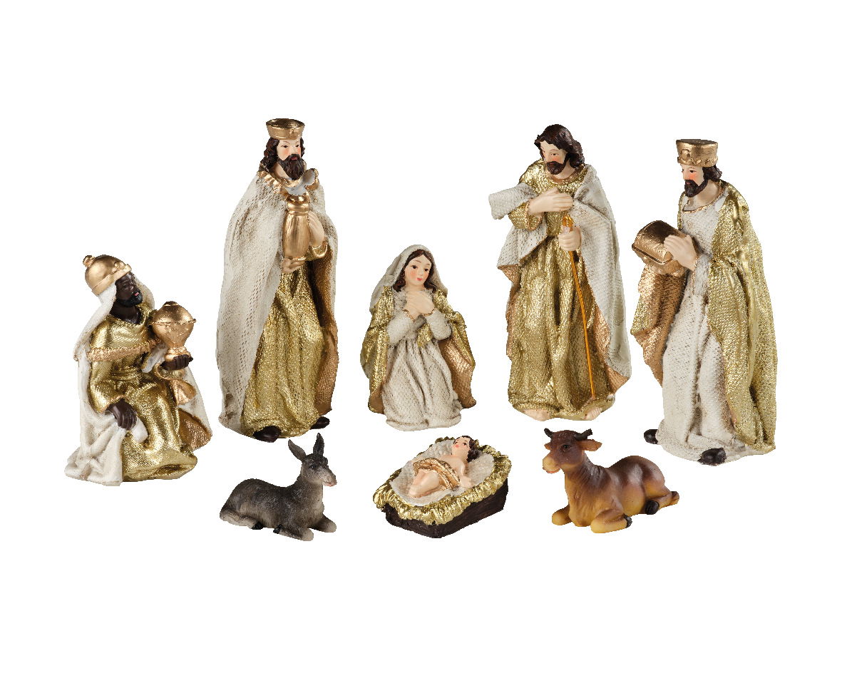 8 Figuurtjes voor kerststal