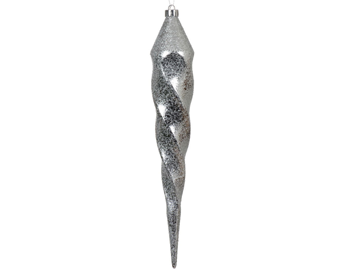 Ijspegel kunststof b5h30 cm wit - Decoris