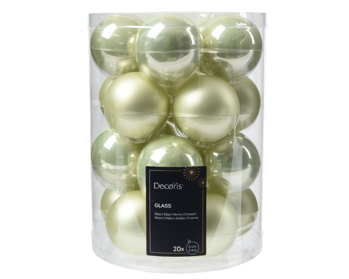 Kerstbal glas - Decoris