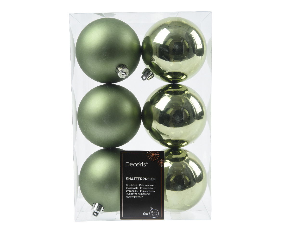 Decoris Kerstbal glas II - 