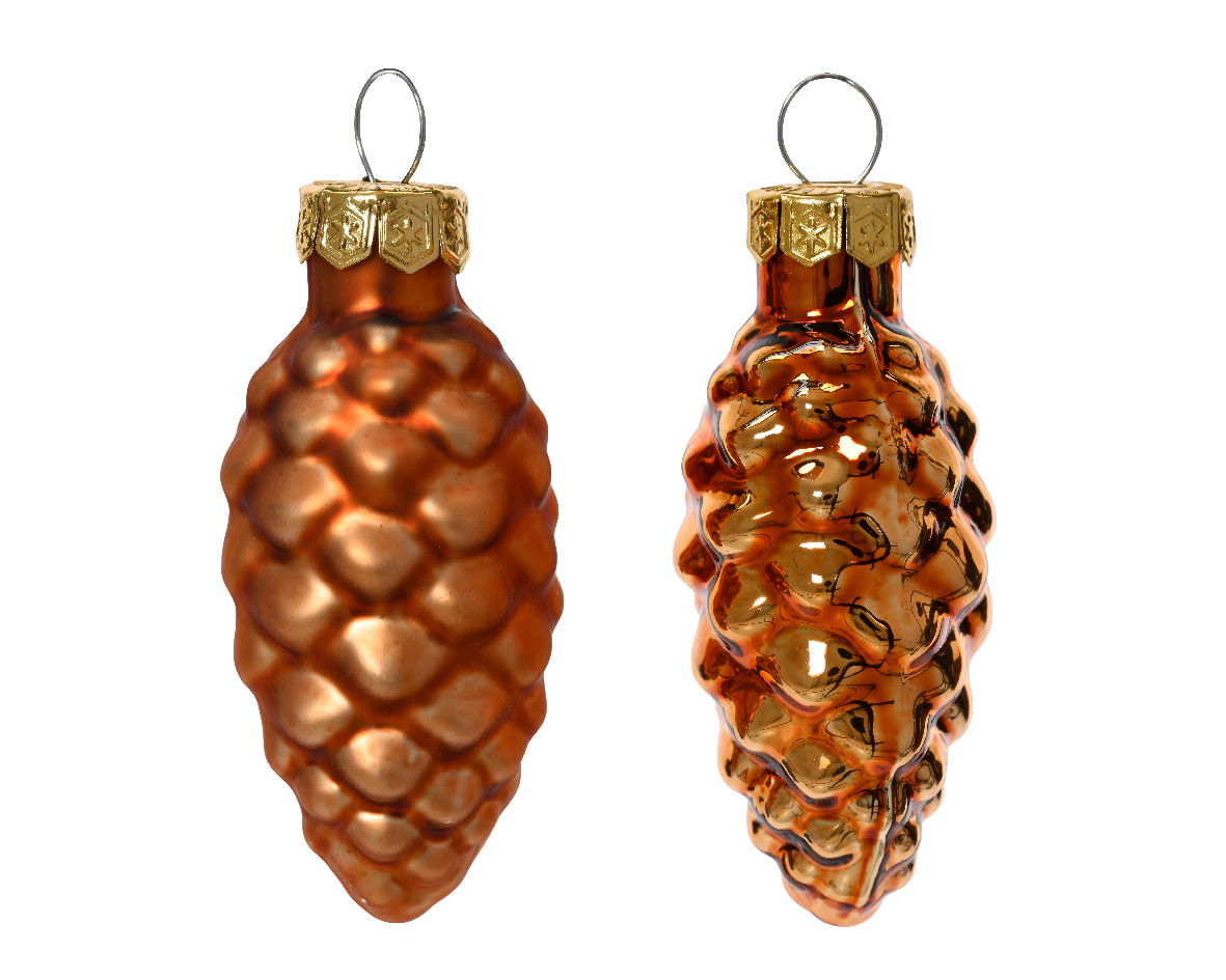 Denappel glas d2.5h6 cm w.cdr 12st - Decoris