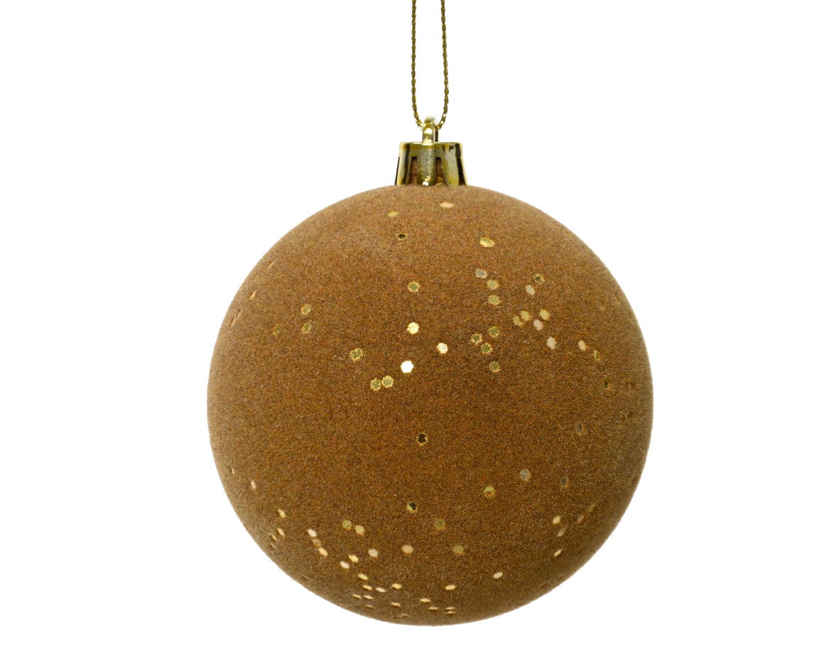 Decoris Kerstbal kunststof d8 cm gmbr kerst  - 