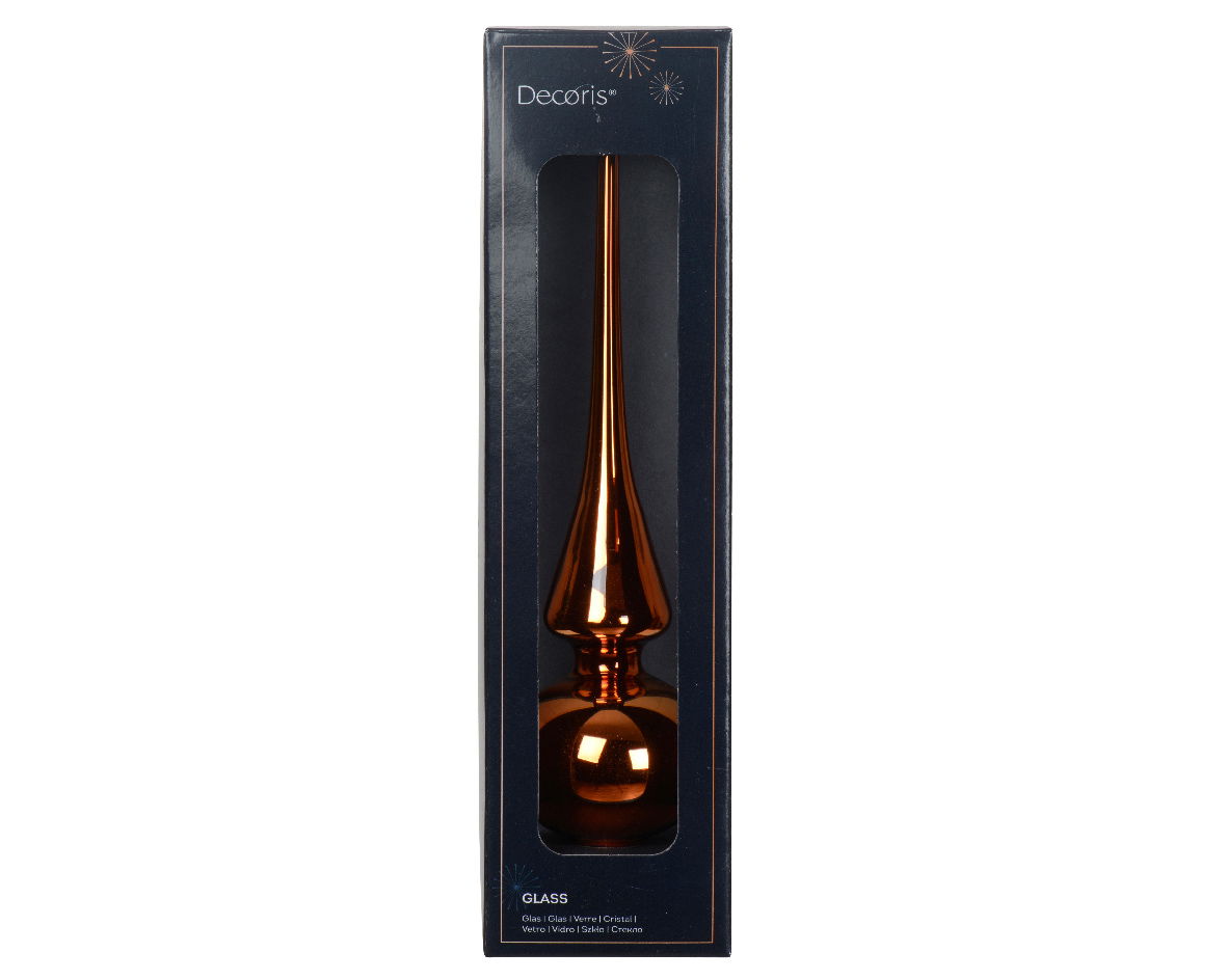 Piek glas d6h26 cm warme cider N - Decoris