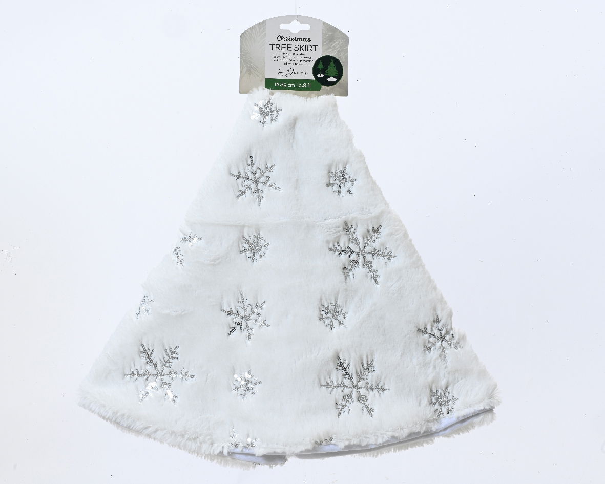 Boomrok polyester d85l0.5 cm wit I - KSD