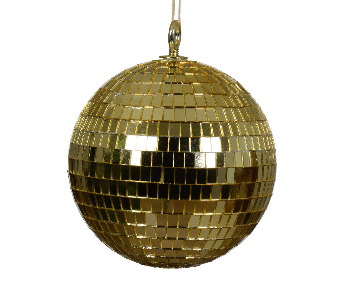 Kerstballen foam d15h15 cm goud - Decoris