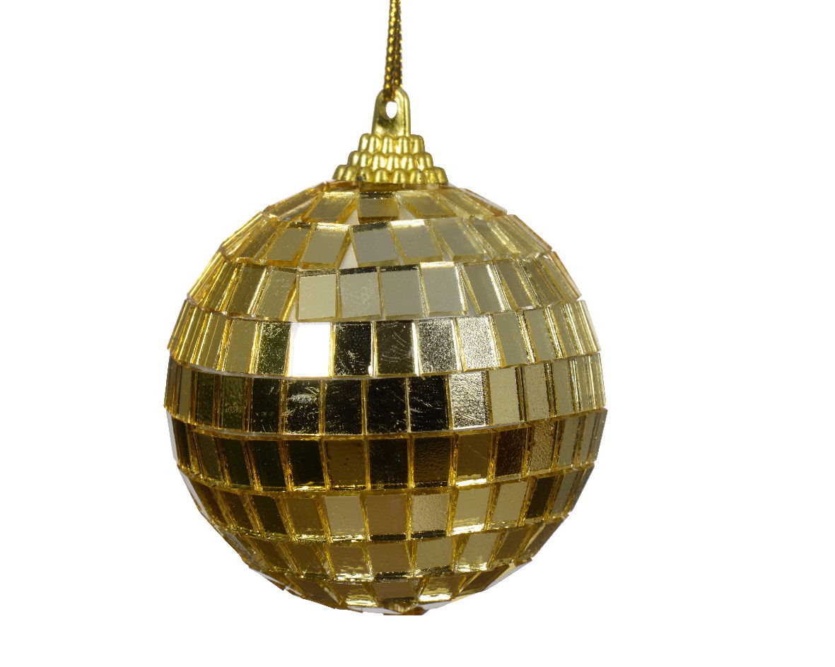 Decoris Kerstballen foam d6 cm goud - 