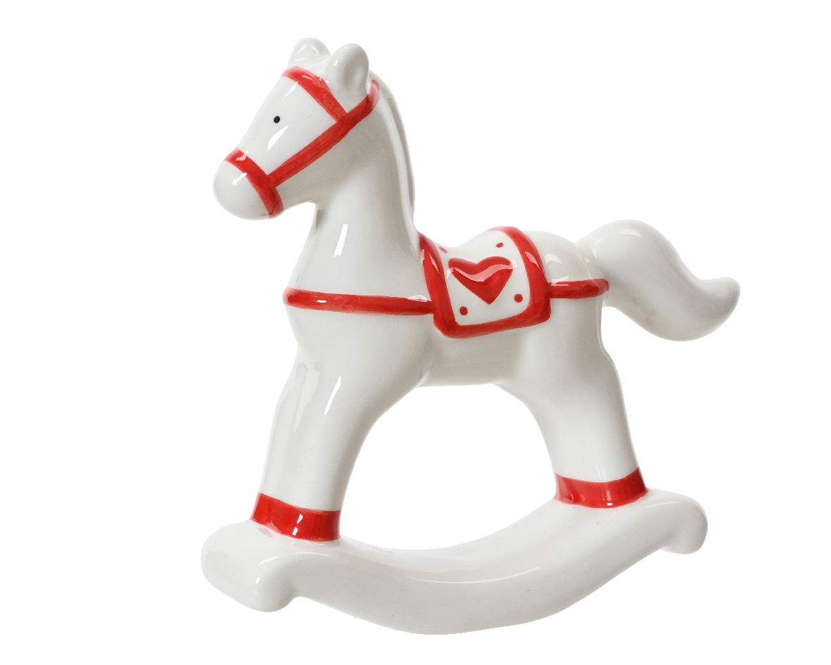 Decoris Hobbelpaarood dolomiet l14b4h14 cm rood - 
