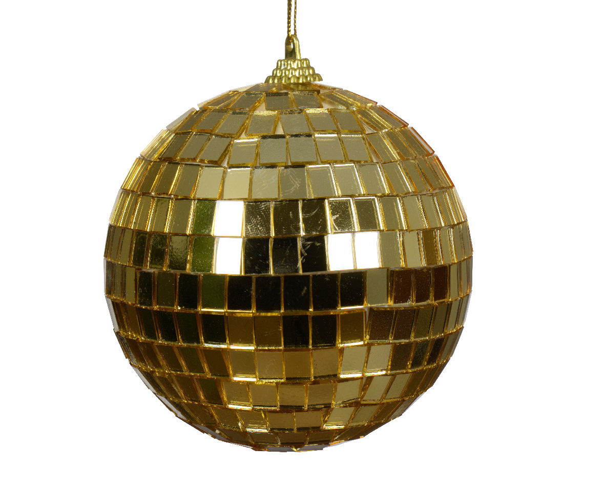 Decoris Kerstballen foam d10 cm goud - 