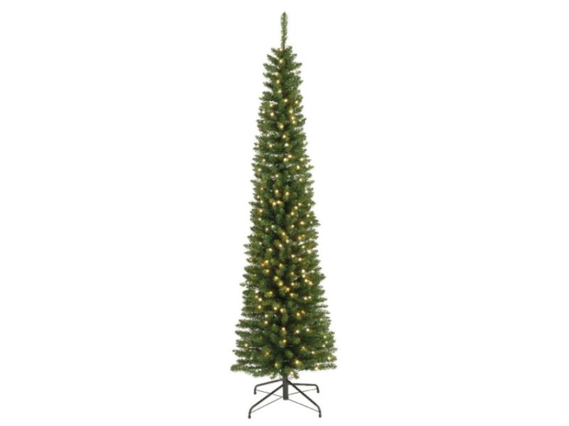 Pencil boom prelit d50h180c groen/wit - Everlands