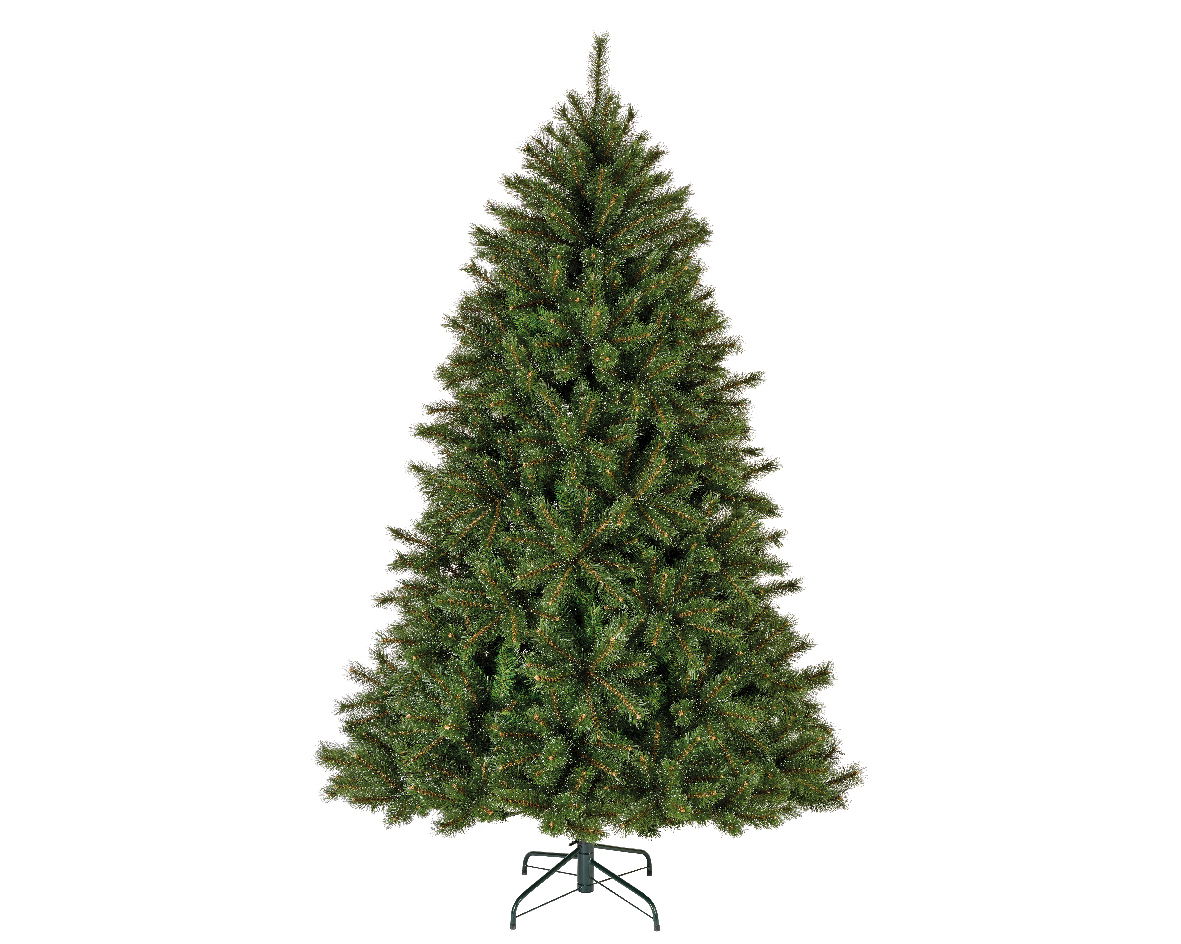 Malmo spruce d119h180cm groen/wit