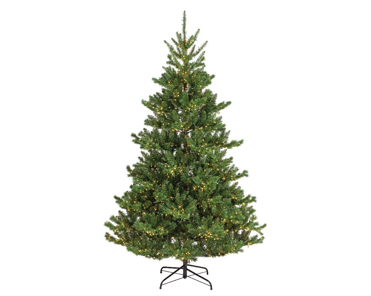 Alba fir prelit dia127-H210cm green/warm white - Everlands