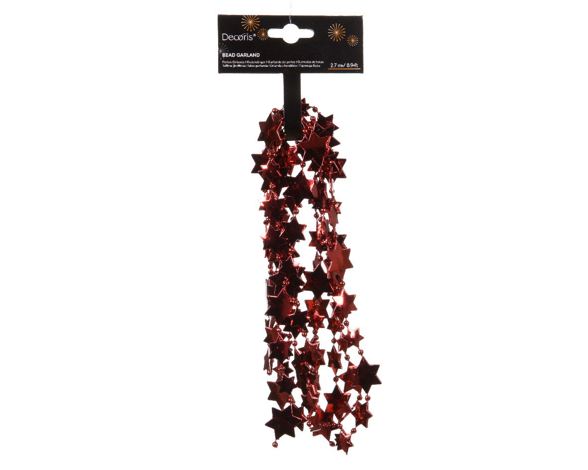 Kralenslinger plastic d2.6L270 cm osbld - Decoris