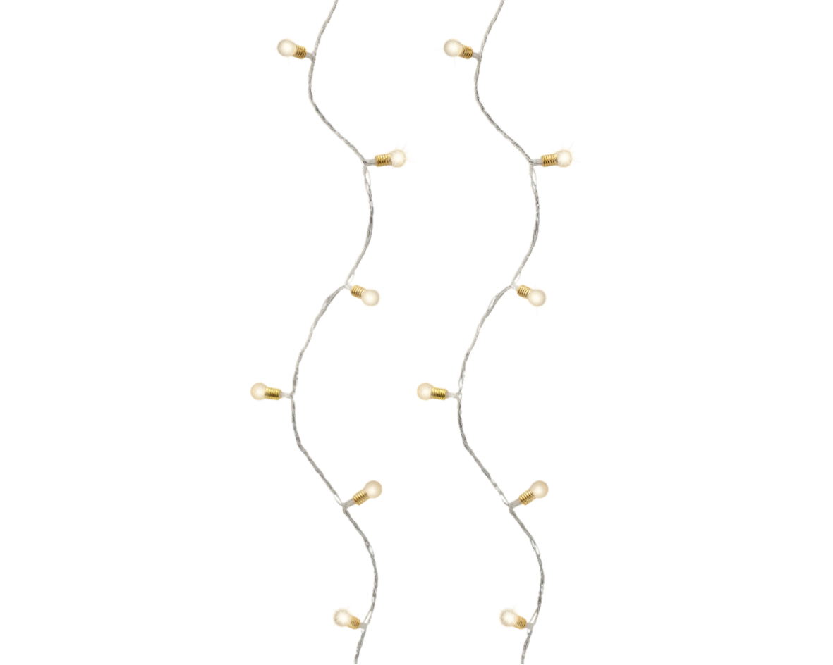 LED stringlight l1190c transparant/warm wit - Lumineo